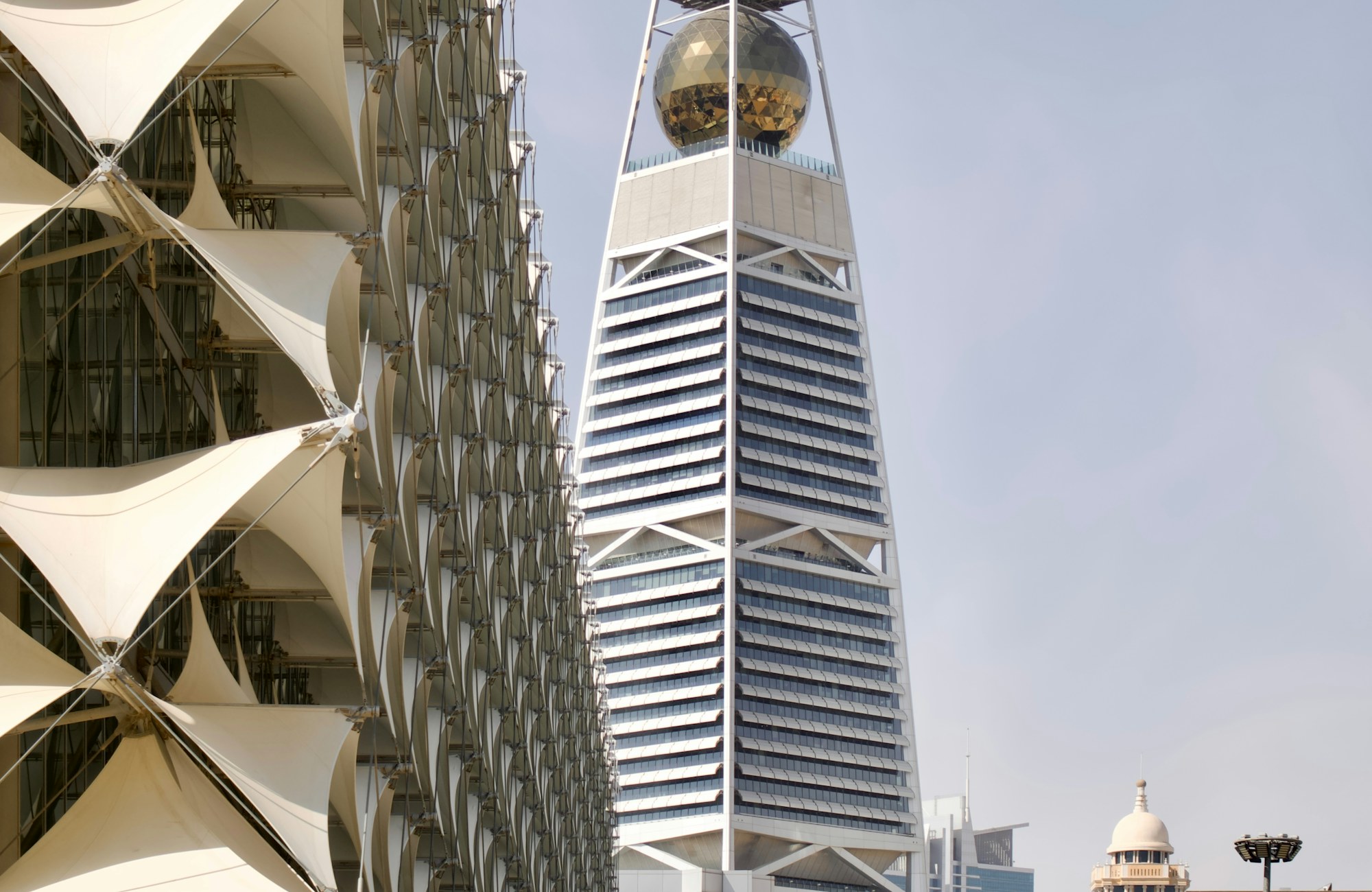 Modern Saudi architecture representing project scale